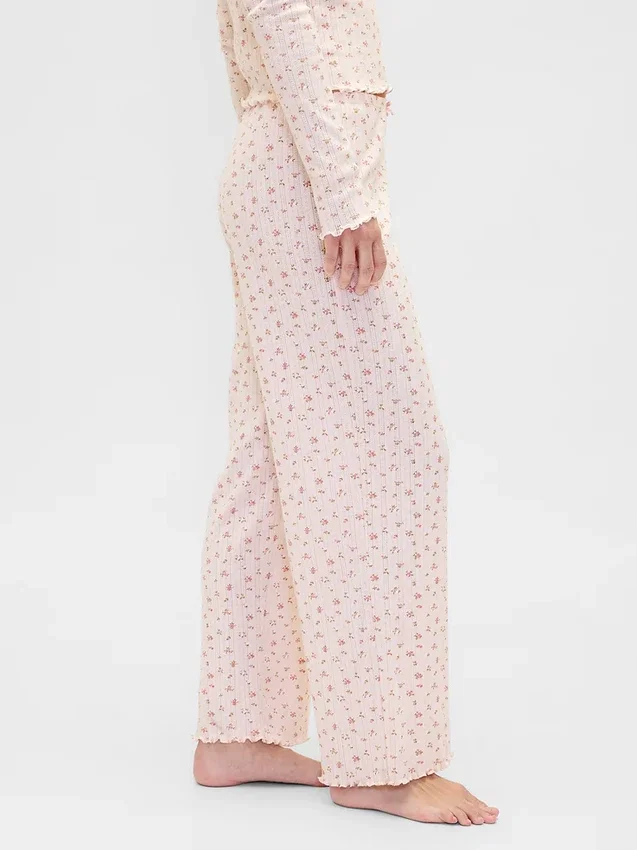 Pointelle-Pyjama-Hose