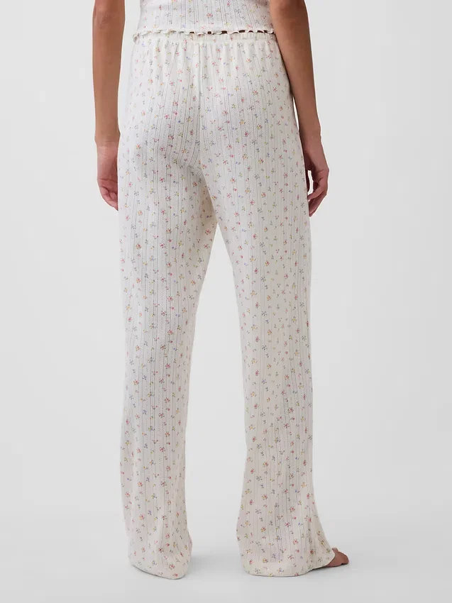 Pointelle-Pyjama-Hose