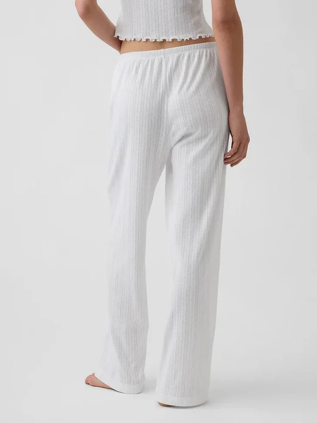 Pointelle-Pyjama-Hose