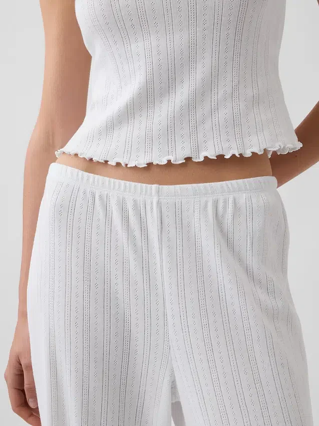 Pointelle-Pyjama-Hose