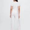 Pointelle-Pyjama-Hose in verkürzter Länge