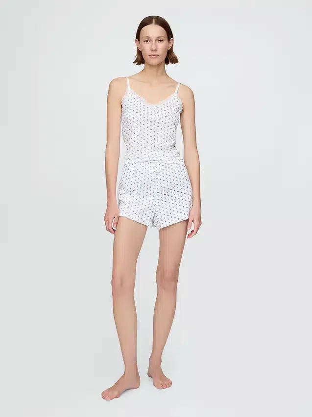 Pointelle-Pyjama-Shorts