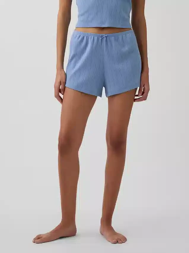 Pointelle-Pyjama-Shorts