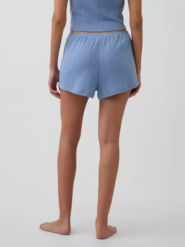 Pointelle-Pyjama-Shorts