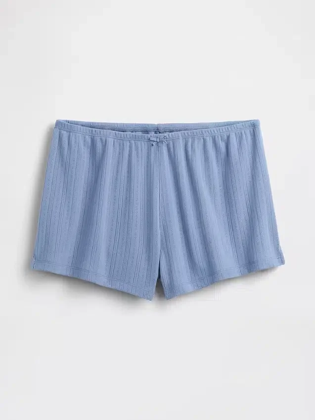 Pointelle-Pyjama-Shorts