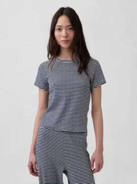 Pointelle-Pyjama-T-Shirt