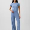 Pointelle-Pyjama-T-Shirt