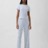 Pointelle-Pyjama-T-Shirt