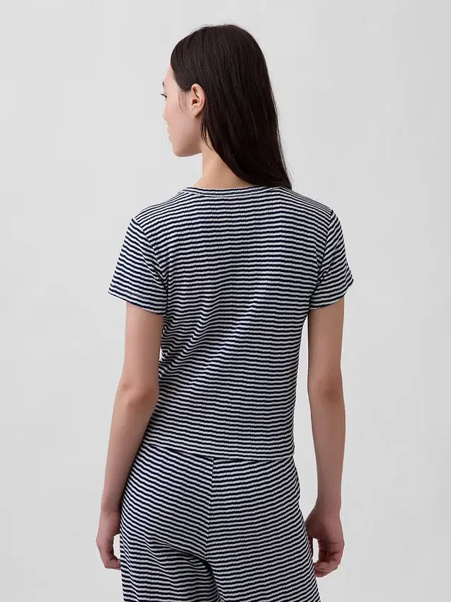 Pointelle-Pyjama-T-Shirt