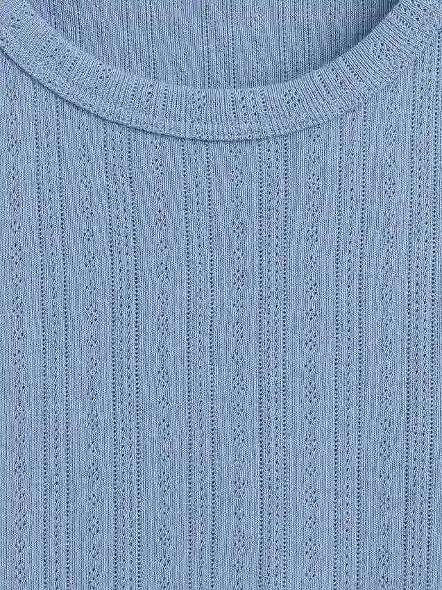 Pointelle-Pyjama-T-Shirt