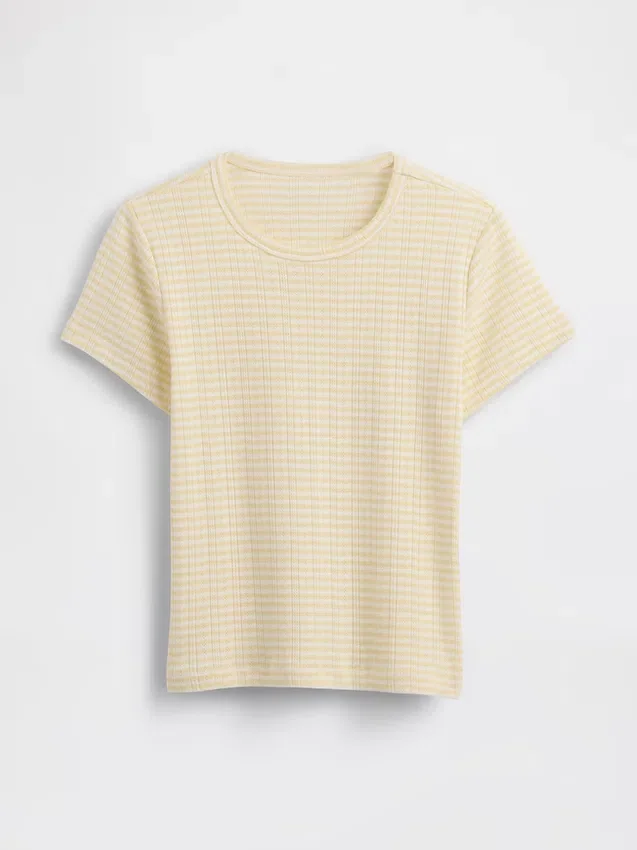 Pointelle-Pyjama-T-Shirt