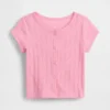 Pointelle-Ripp-Oberteil für Baby & Kleinkind