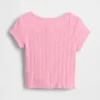 Pointelle-Ripp-Oberteil für Baby & Kleinkind