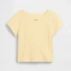 Pointelle-Ripp-T-Shirt für Baby & Kleinkind