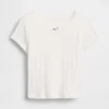 Pointelle-Ripp-T-Shirt für Baby & Kleinkind