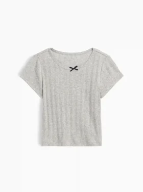Pointelle-Ripp-T-Shirt für Baby & Kleinkind