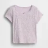 Pointelle-Ripp-T-Shirt für Baby & Kleinkind