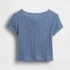 Pointelle-Ripp-T-Shirt für Baby & Kleinkind
