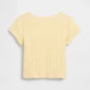 Pointelle-Ripp-T-Shirt für Baby & Kleinkind