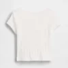 Pointelle-Ripp-T-Shirt für Baby & Kleinkind