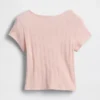 Pointelle-Ripp-T-Shirt für Baby & Kleinkind