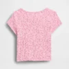 Pointelle-Ripp-T-Shirt für Baby & Kleinkind