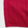 Pointelle-Rollkragen-Pullover