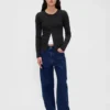 Pointelle-Strickjacke