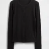 Pointelle-Strickjacke
