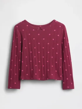 Pointelle-T-Shirt für Baby & Kleinkind