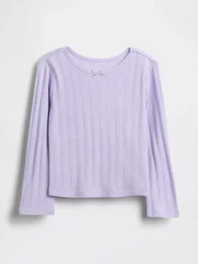 Pointelle-T-Shirt für Baby & Kleinkind