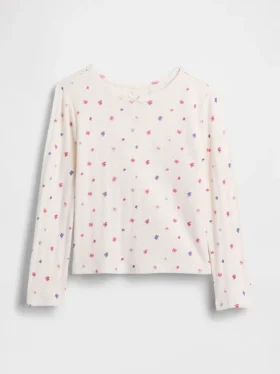 Pointelle-T-Shirt für Baby & Kleinkind