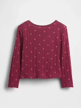 Pointelle-T-Shirt für Baby & Kleinkind