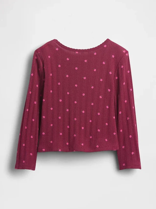 Pointelle-T-Shirt für Baby & Kleinkind