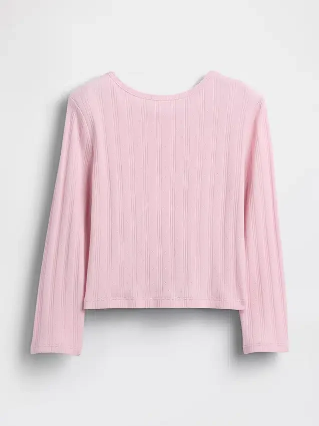 Pointelle-T-Shirt für Baby & Kleinkind