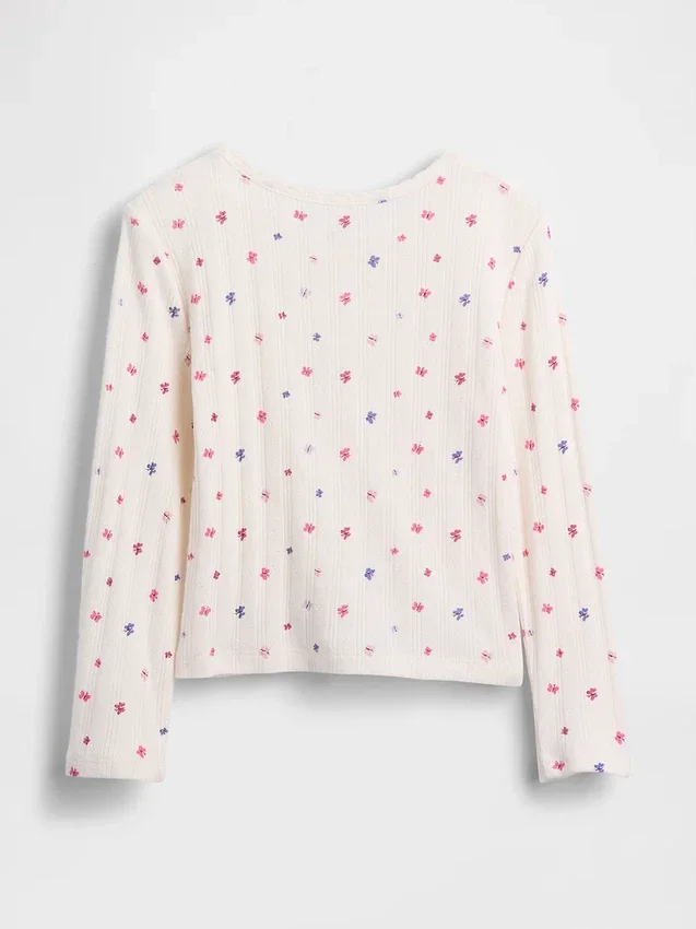 Pointelle-T-Shirt für Baby & Kleinkind