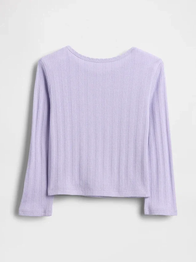 Pointelle-T-Shirt für Baby & Kleinkind