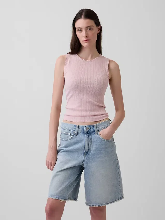 Pointelle-Tanktop