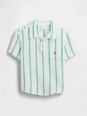 Polohemd aus bedruckter Baumwollgaze für Baby & Kleinkind