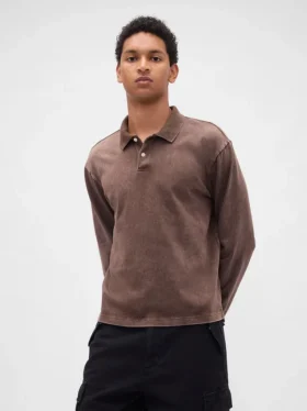 Polohemd aus schwerem Jersey