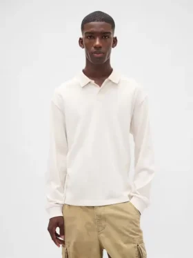 Polohemd aus schwerem Jersey