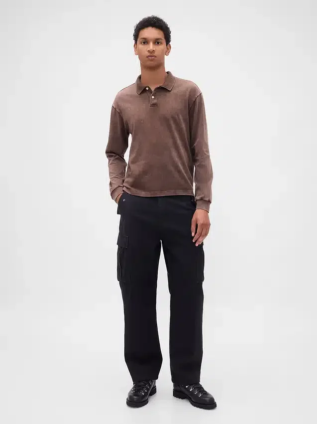 Polohemd aus schwerem Jersey