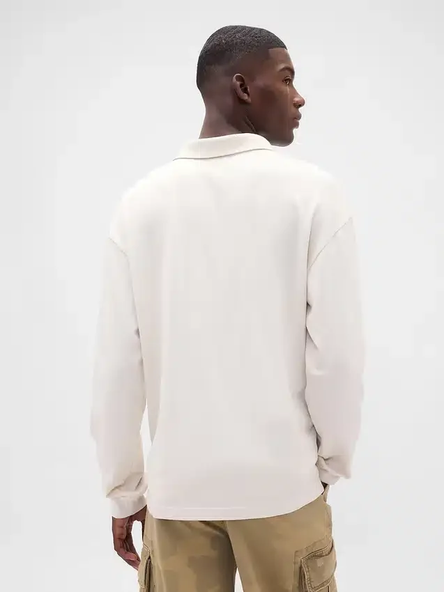 Polohemd aus schwerem Jersey