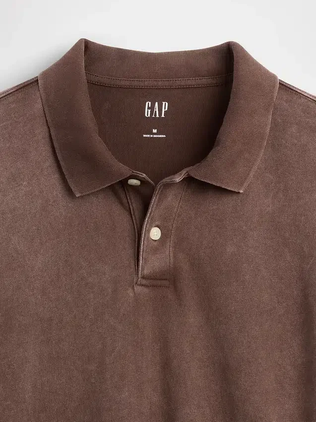 Polohemd aus schwerem Jersey