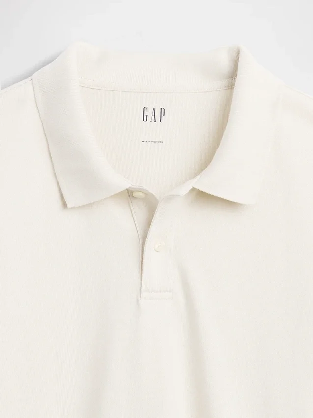 Polohemd aus schwerem Jersey