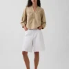 Poplin-Popover-Oberteil