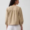 Poplin-Popover-Oberteil