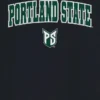 Portland State University – T-Shirt mit schwarzem Arch Logo