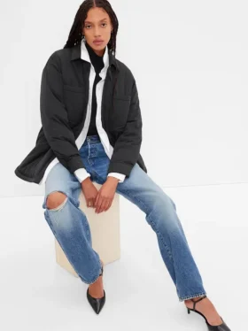 Puffer-Hemdjacke