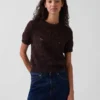 Pullover aus 100 % Baumwolle, gehäkelt